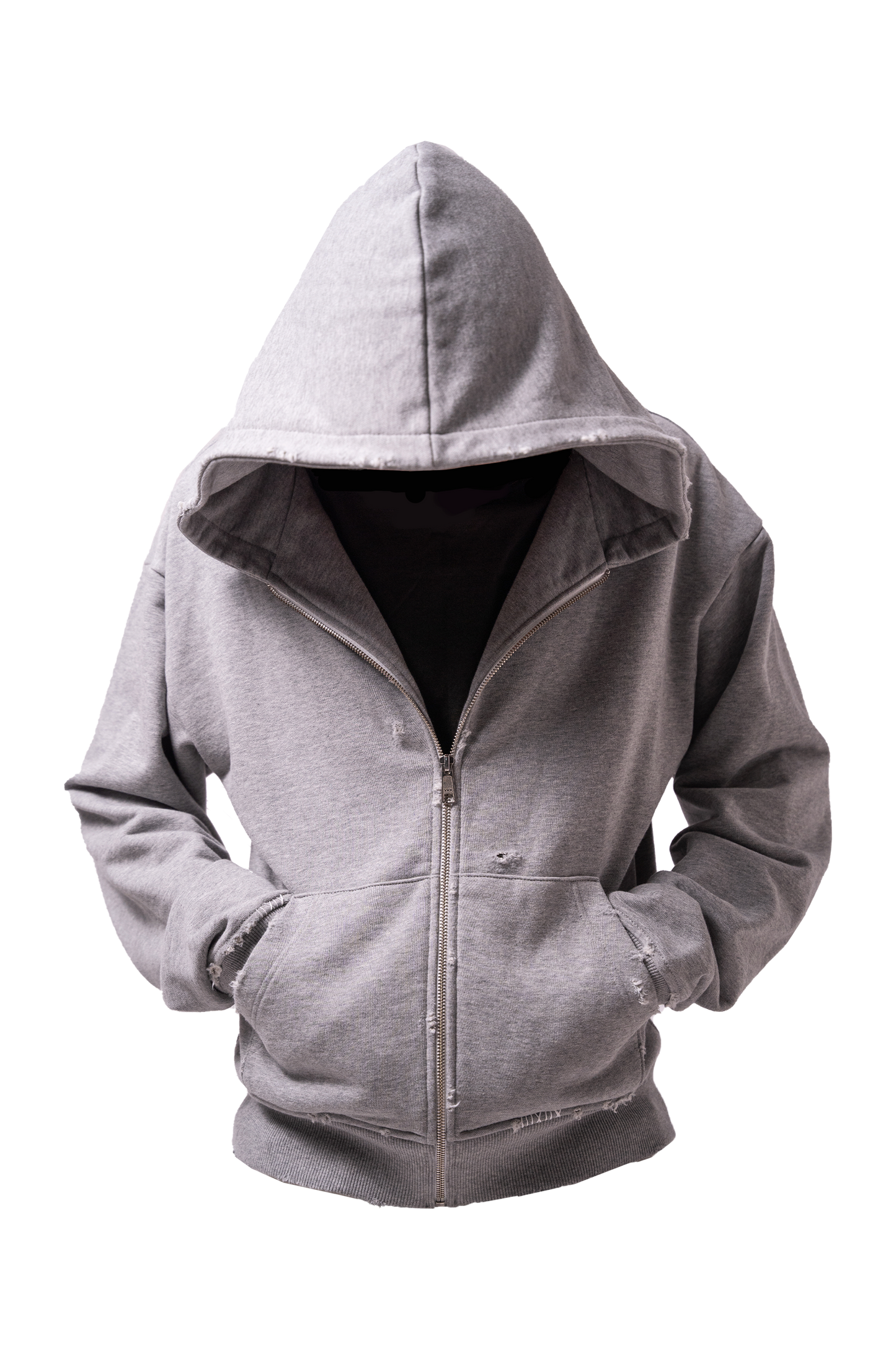 «WHITE NOISE» ZIP HOODIE