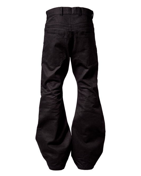 BLACK FLARED JEANS