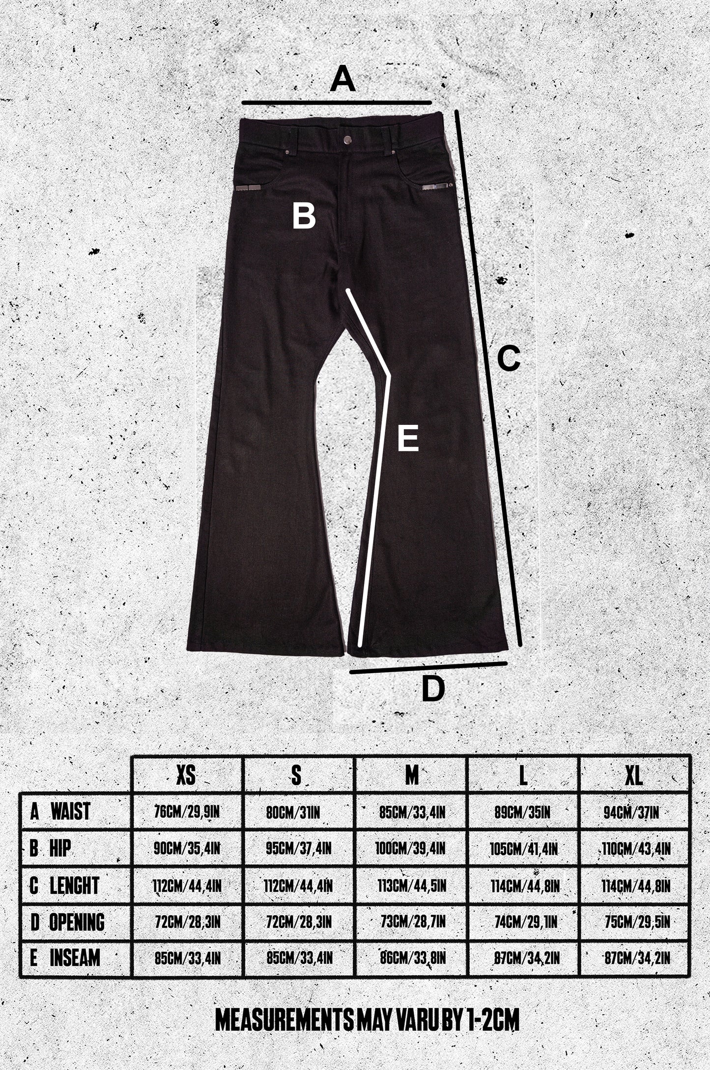 «SILENCE» WIDE BOOTCUT JEANS