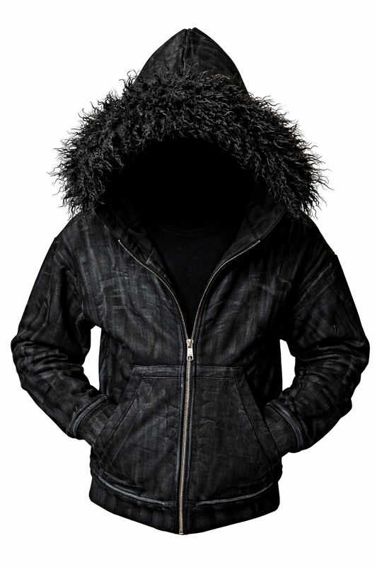 WAXED MAD FUR HOODIE V2