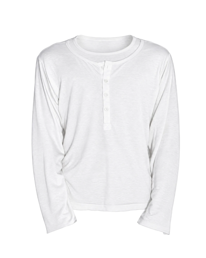 SKIN HENLEY [WHITE]